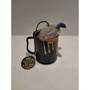 Vintage New Dan Dee Animated Rat Mouse in Mug Novelty Works. Makes Sounds